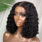 Perruque Bob Bouclée – Water Wave Lace Front HD